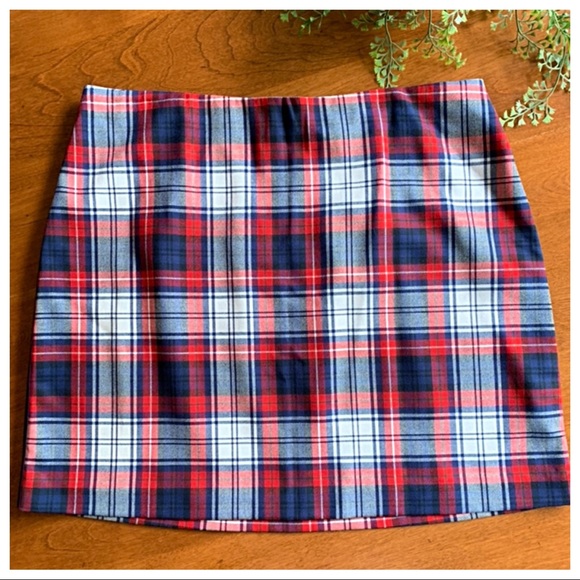 Vineyard Vines Dresses & Skirts - NWT Vineyard Vines Winter Wool Plaid Skirt Size 12